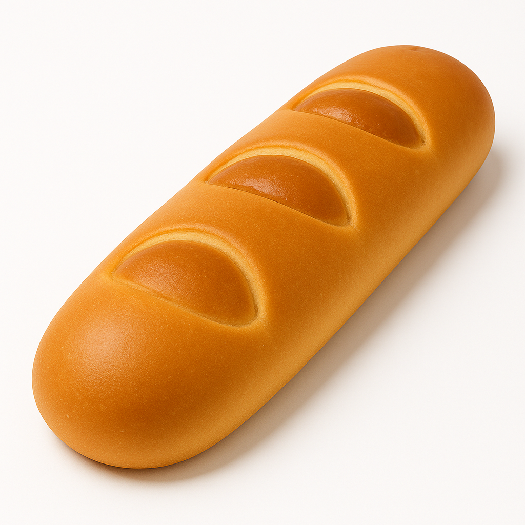 Bread with caramel milk